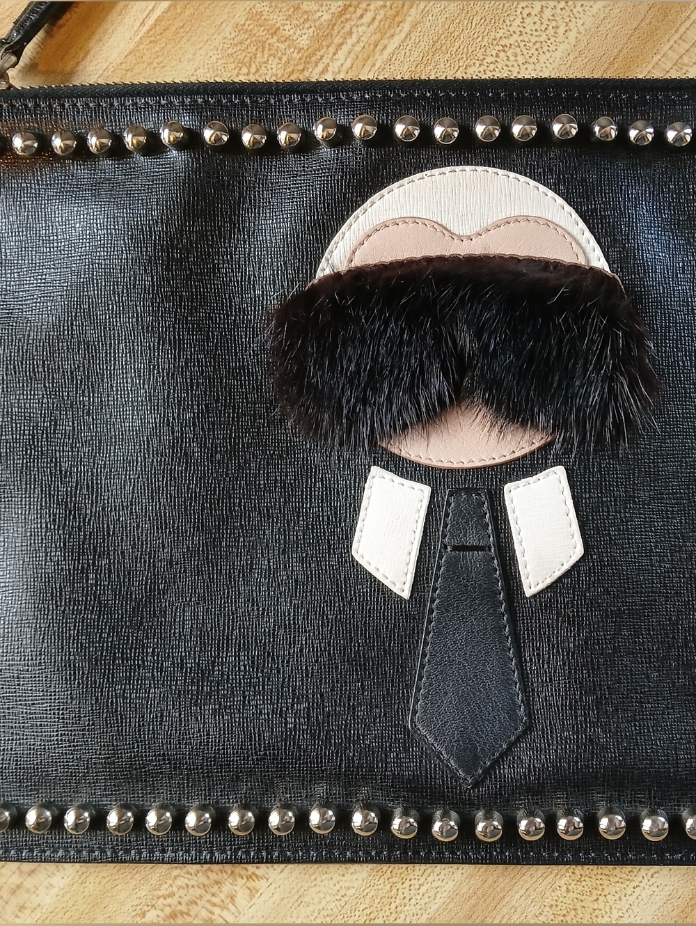 Fendi Karlito LIKE NEW Clutch SUPER RARE